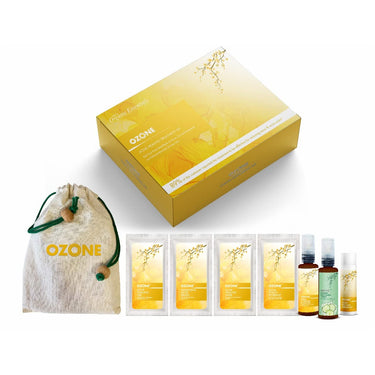 Ozone Acne Healing Facial Treatment Kit - for Oily Skin, Acne, Pimples, Natural Glow. Enriched with 100% Natural Ingredients Like Aloe Vera, Lemon, Cucumber & Turmeric. (Paraben & Sulphate Free)